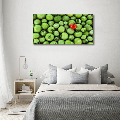 Wall art on glass Mature tomato