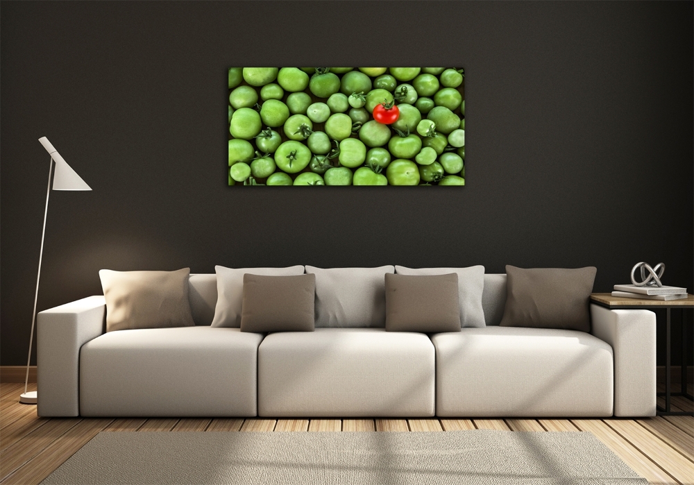 Wall art on glass Mature tomato