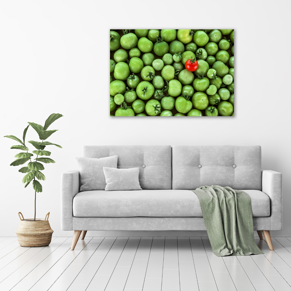 Wall art on glass Mature tomato