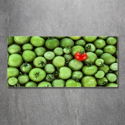 Wall art on glass Mature tomato