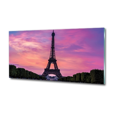 Wall art on glass Eiffel paris tower