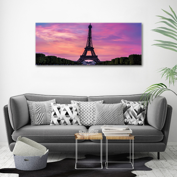 Wall art on glass Eiffel paris tower