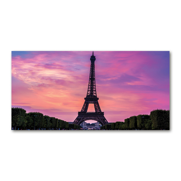 Wall art on glass Eiffel paris tower