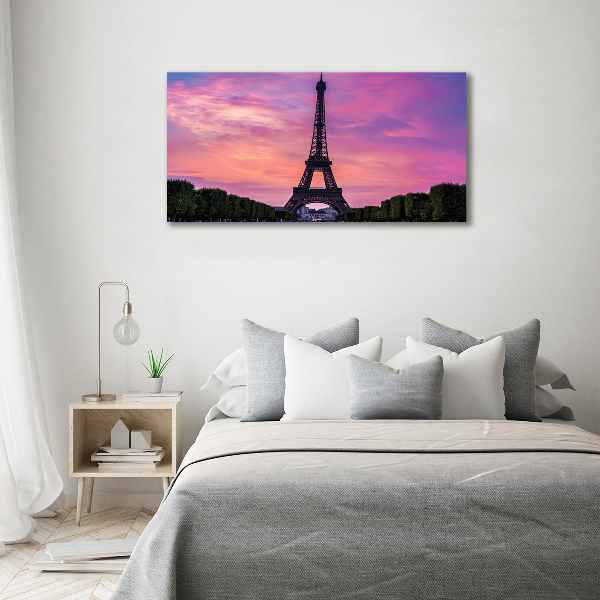 Wall art on glass Eiffel paris tower