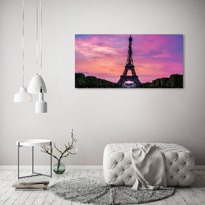 Wall art on glass Eiffel paris tower