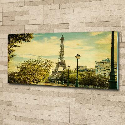 Wall art on glass Eiffel paris tower