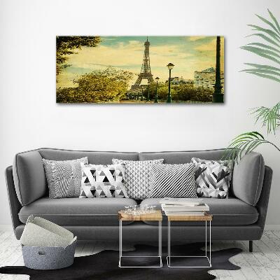 Wall art on glass Eiffel paris tower