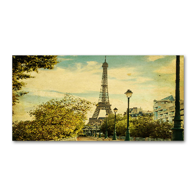 Wall art on glass Eiffel paris tower