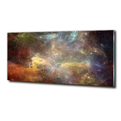 Glass picture wall art Cosmos