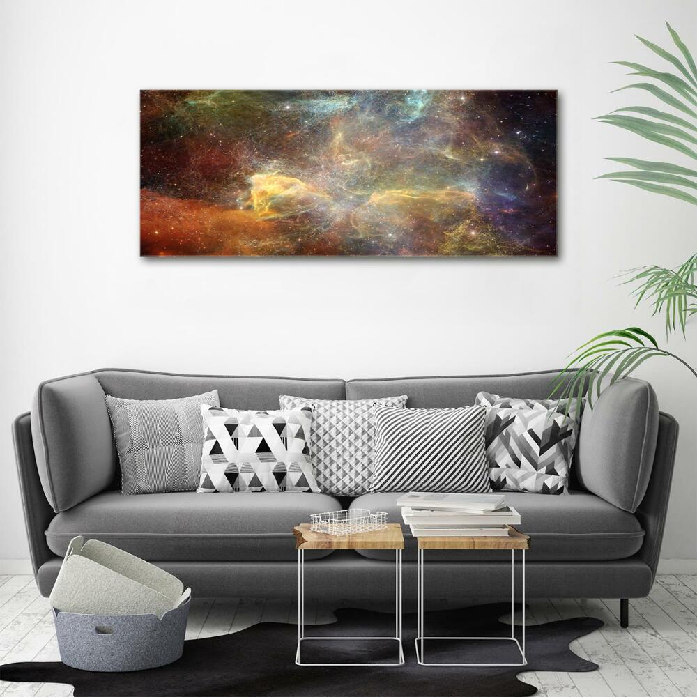 Glass picture wall art Cosmos