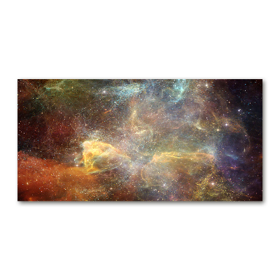 Glass picture wall art Cosmos