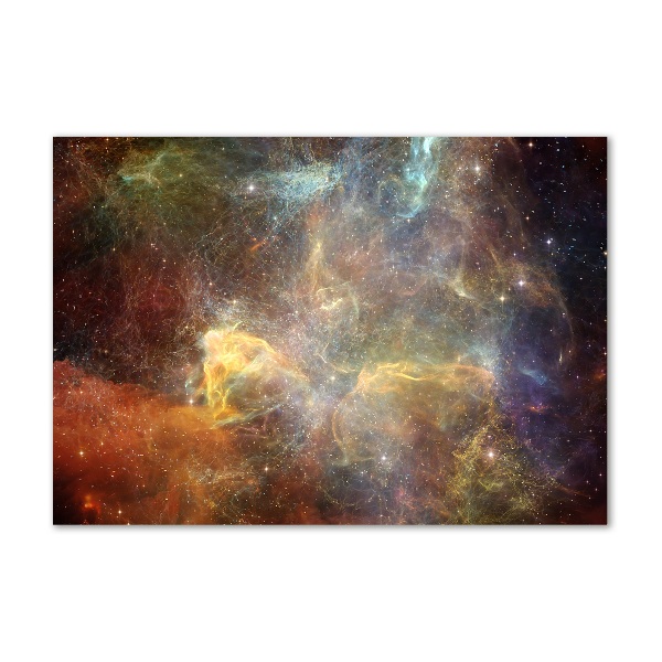 Glass picture wall art Cosmos