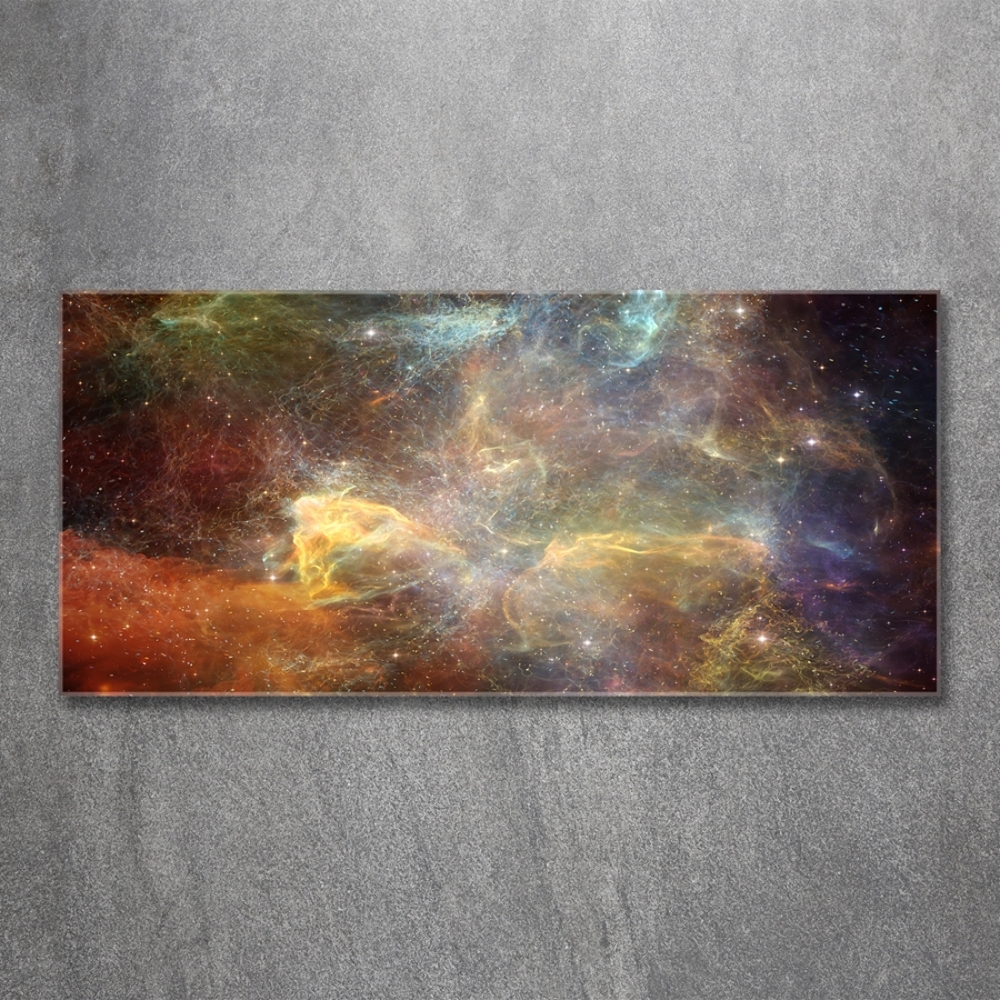 Glass picture wall art Cosmos