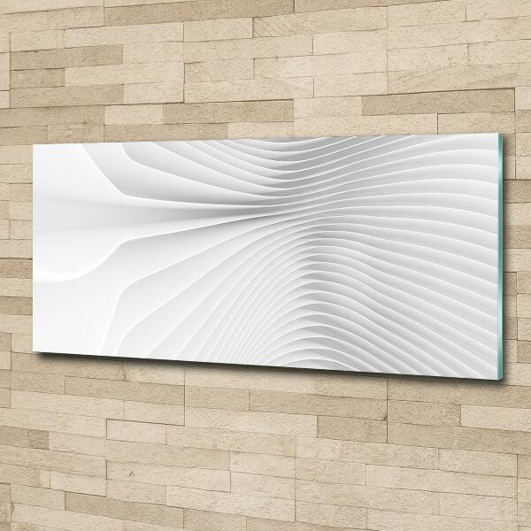 Printed glass wall art Abstraction lines