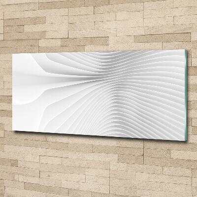 Printed glass wall art Abstraction lines