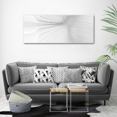 Printed glass wall art Abstraction lines