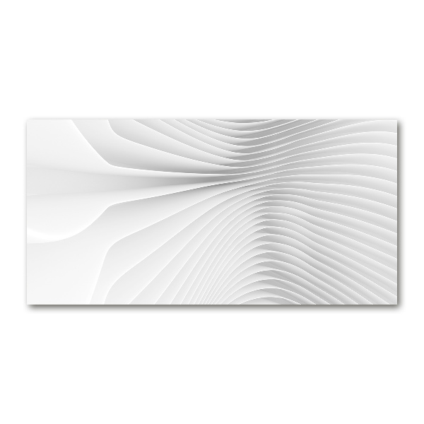 Printed glass wall art Abstraction lines