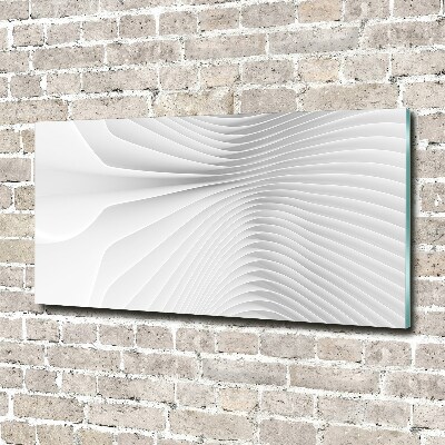 Printed glass wall art Abstraction lines