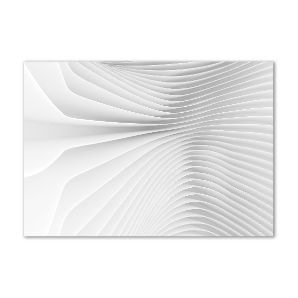 Printed glass wall art Abstraction lines