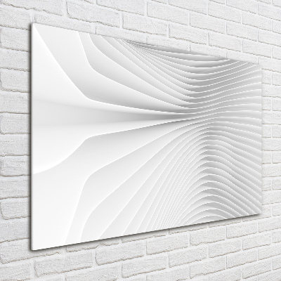 Printed glass wall art Abstraction lines