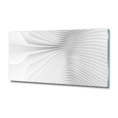 Printed glass wall art Abstraction lines