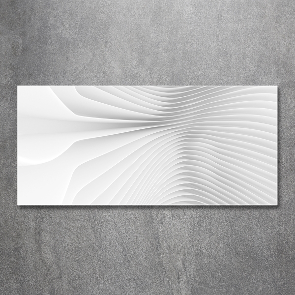 Printed glass wall art Abstraction lines