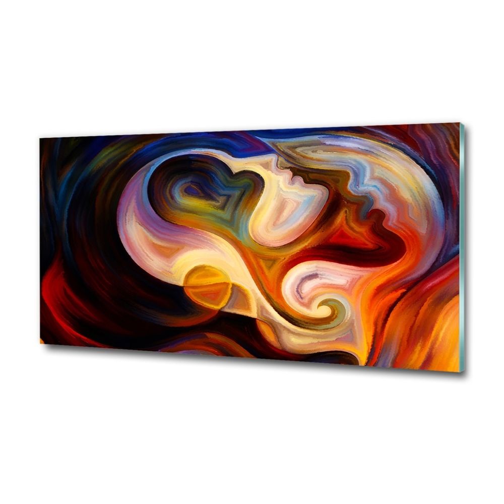 Glass picture wall art Abstraction