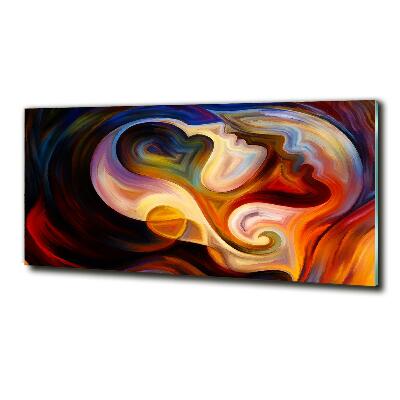 Glass picture wall art Abstraction