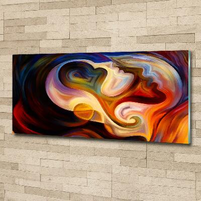 Glass picture wall art Abstraction