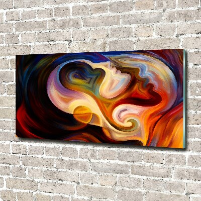 Glass picture wall art Abstraction