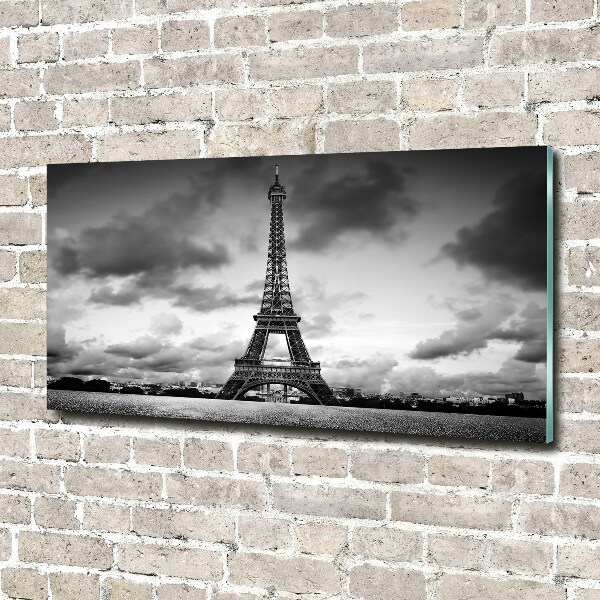 Glass art print Eiffel paris tower