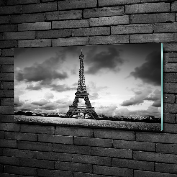 Glass art print Eiffel paris tower