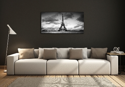 Glass art print Eiffel paris tower