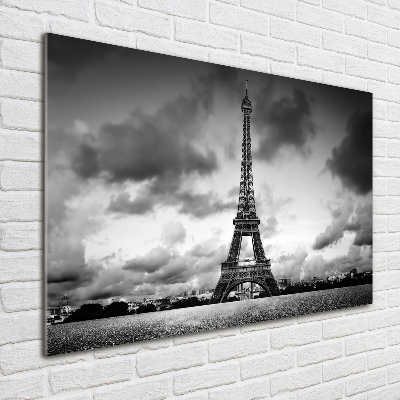 Glass art print Eiffel paris tower