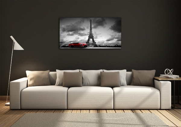 Wall art on glass Eiffel paris tower