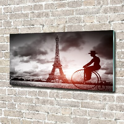 Glass art print Eiffel paris tower