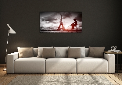 Glass art print Eiffel paris tower