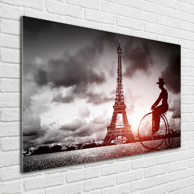 Glass art print Eiffel paris tower