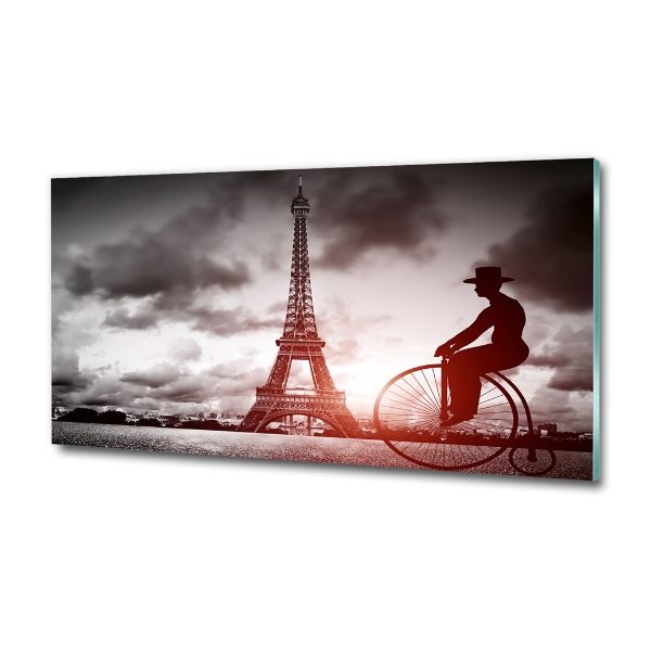 Glass art print Eiffel paris tower