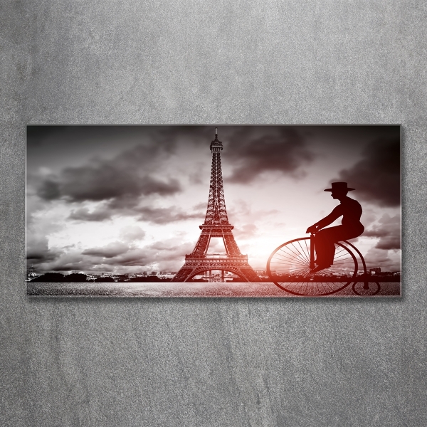 Glass art print Eiffel paris tower