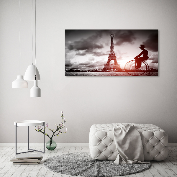 Glass art print Eiffel paris tower