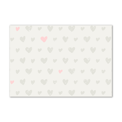 Glass picture wall art Heart background