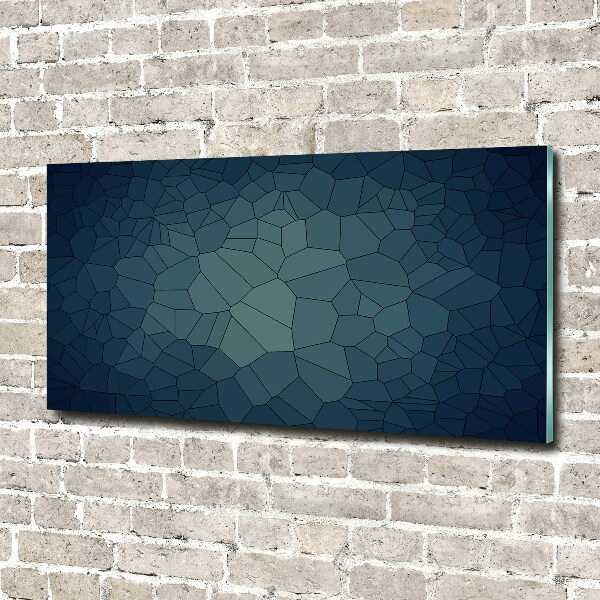 Printed glass wall art Abstraction background