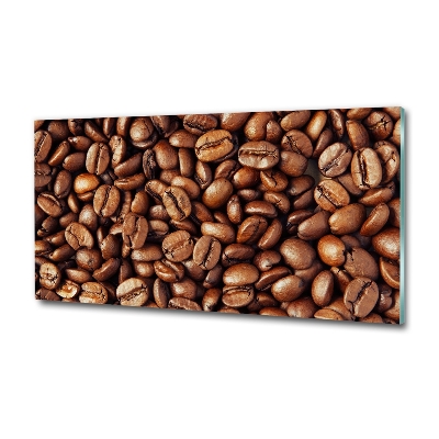 Glass wall art Coffee beans