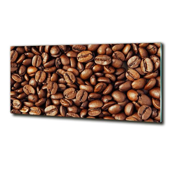 Glass wall art Coffee beans