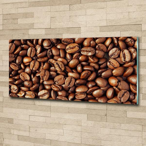 Glass wall art Coffee beans