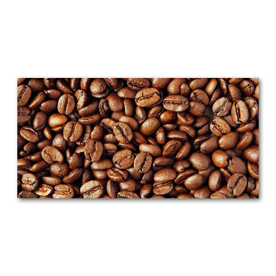 Glass wall art Coffee beans