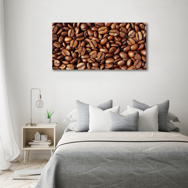 Glass wall art Coffee beans