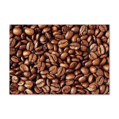 Glass wall art Coffee beans