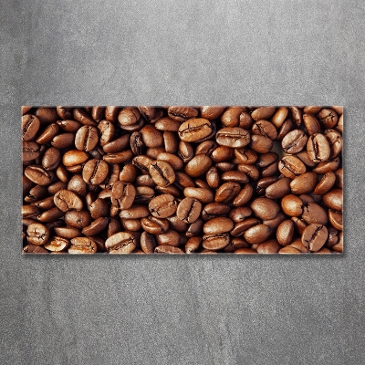 Glass wall art Coffee beans